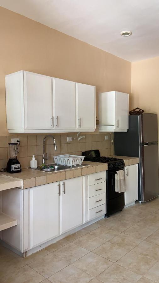 Beachfront Apartment With Swimming Pool. One Bedroom Celestun Esterno foto
